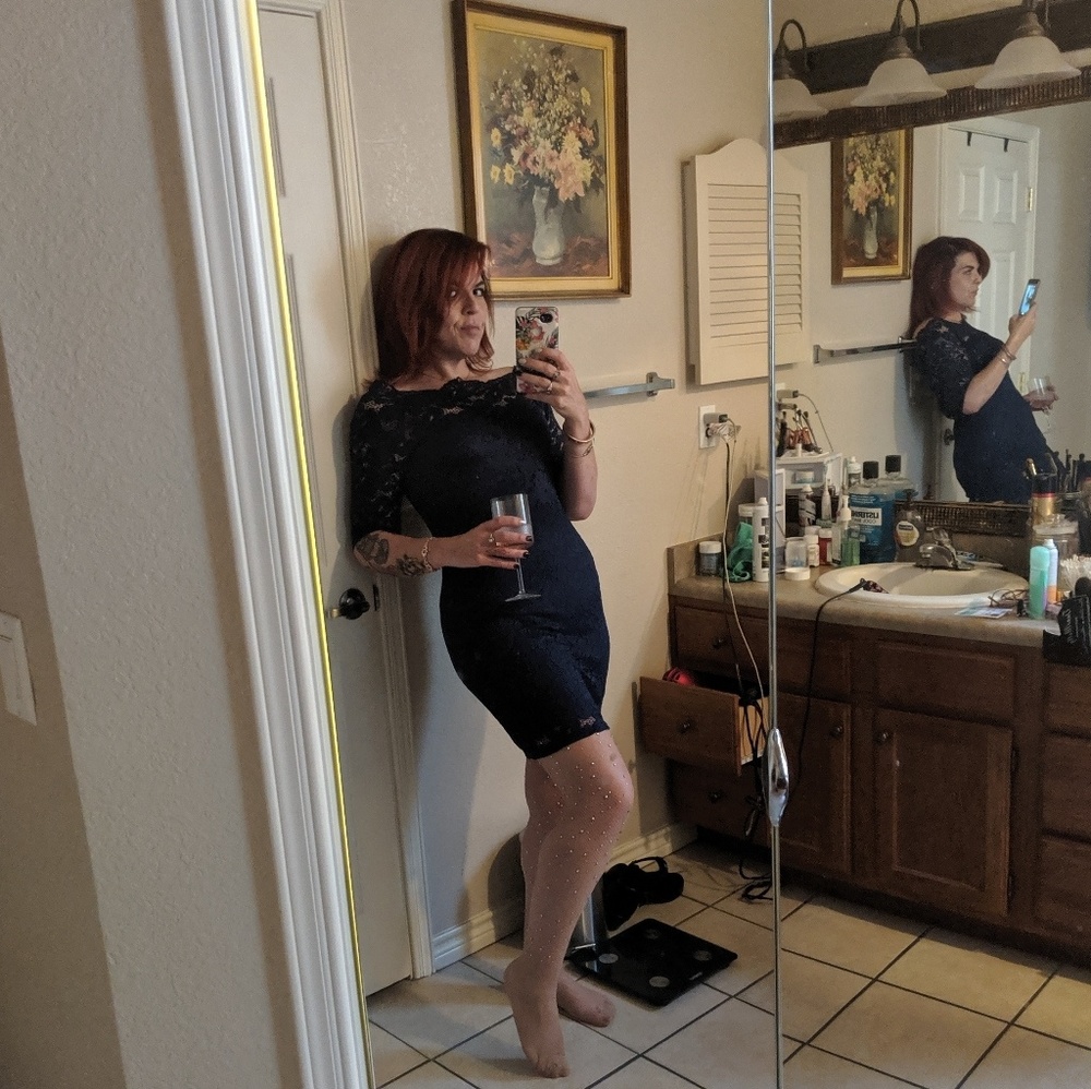 Lace Pencil Dress